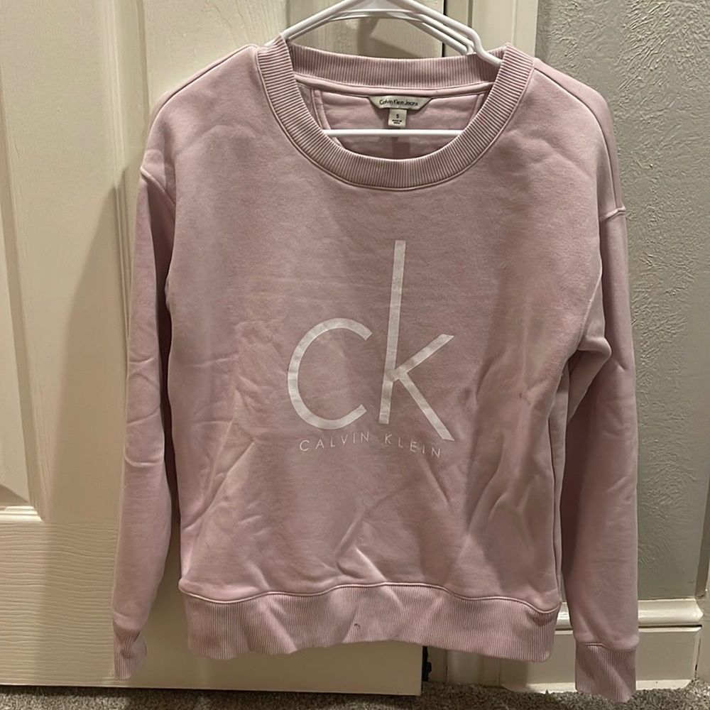Dusty pink Calvin pullover